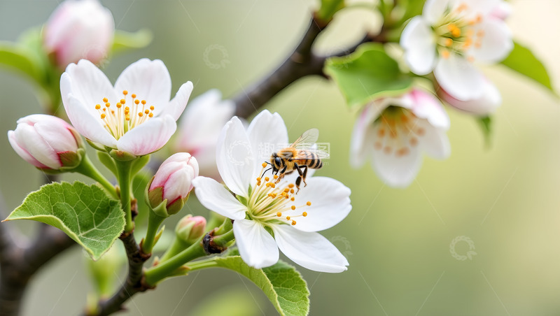 高清大图下载【趣麦麦图】春天节气春分樱花摄影图1