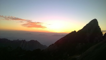 黄山日出云海风景山河美景
