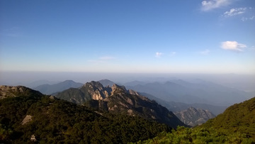 黄山风景天空大山高山美景云海