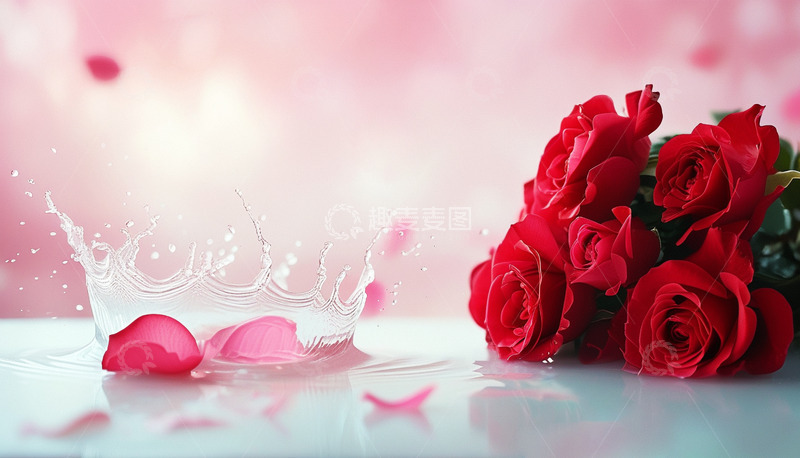 高清大图下载【趣麦麦图】女神节妇女节情人节节日促销背景2