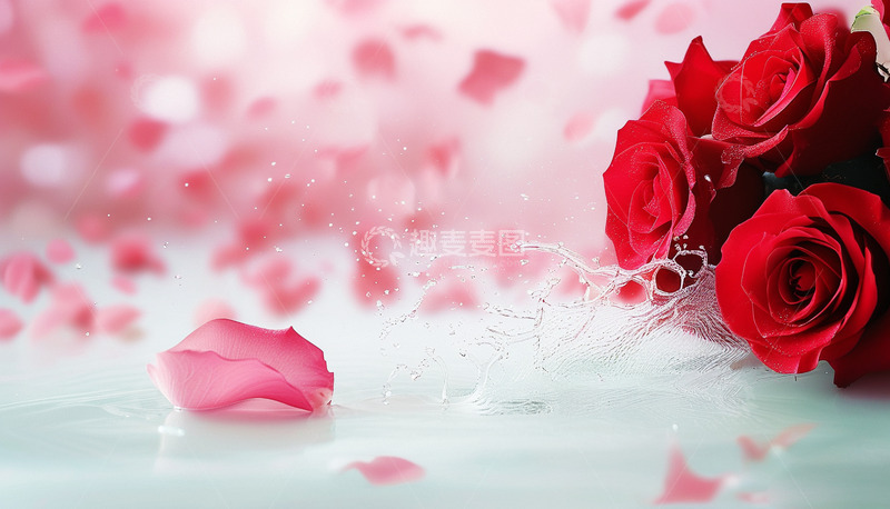 高清大图下载【趣麦麦图】女神节妇女节情人节节日促销背景