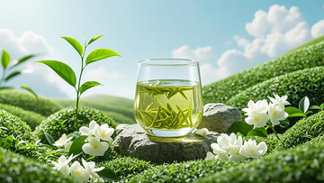 茉莉花茶绿茶的清新茶艺3