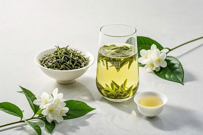 高清大图下载【趣麦麦图】春茶茉莉花茶绿茶新茶上市9