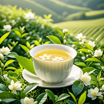 茉莉花茶绿茶的清新茶艺1