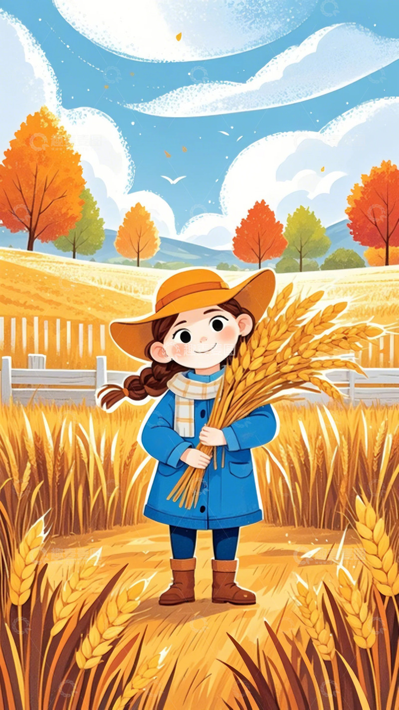 高清大图下载【趣麦麦图】丰收的秋天1