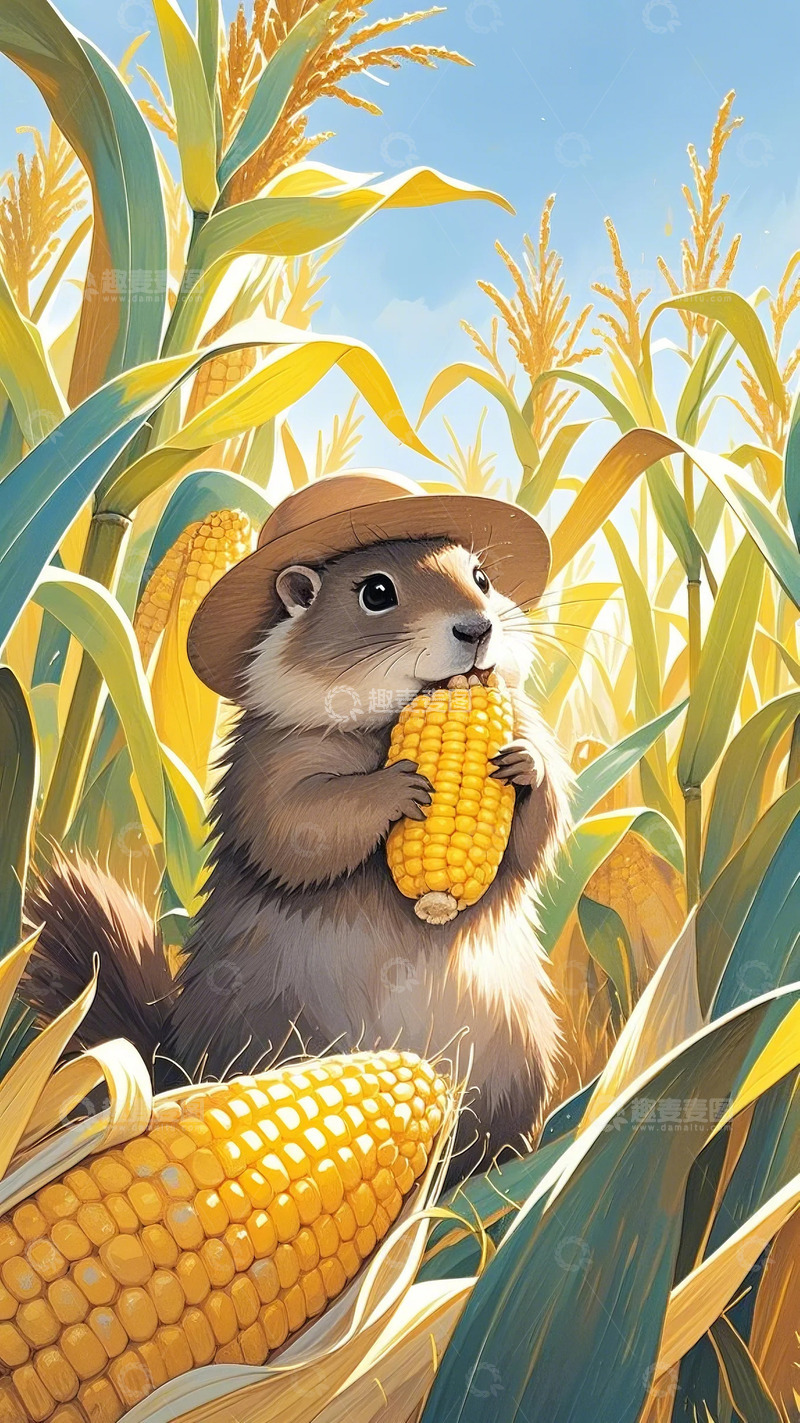 高清大图下载【趣麦麦图】丰收的秋天