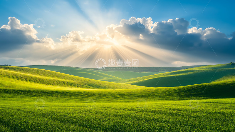 高清大图下载【趣麦麦图】平原草原草地自然风光