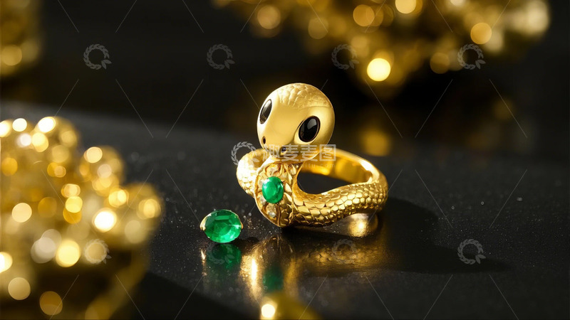 黄金  蛇   珠宝 