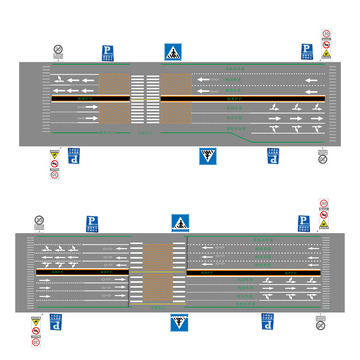 校园道路规划图