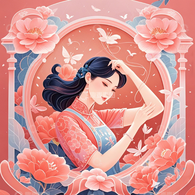 高清大图下载【趣麦麦图】女神节Women's Day