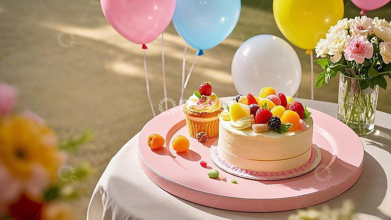 高清大图下载【趣麦麦图】蛋糕甜品节日气氛