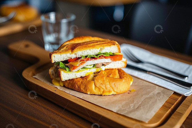 高清大图下载【趣麦麦图】三明治早餐美食2