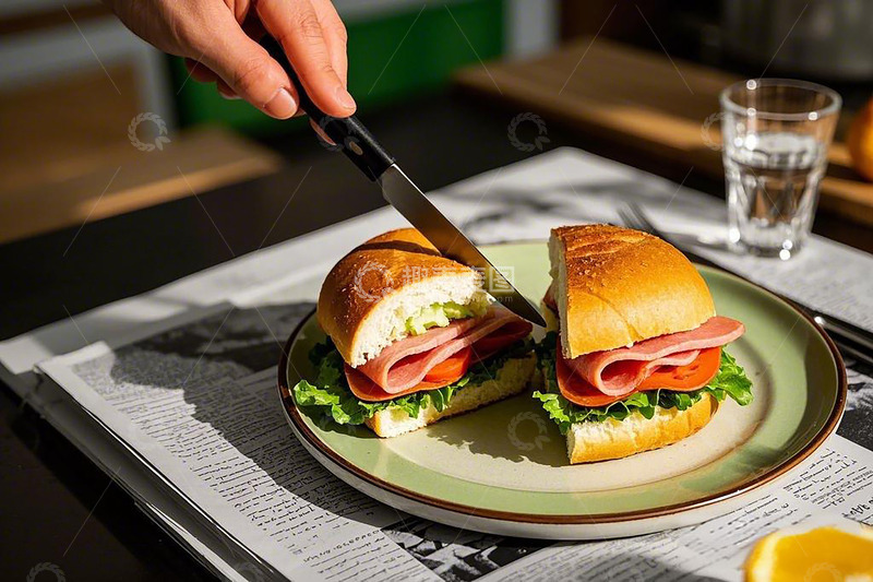 高清大图下载【趣麦麦图】三明治汉堡美食