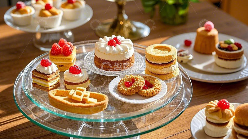 高清大图下载【趣麦麦图】甜品台小蛋糕节日装饰6