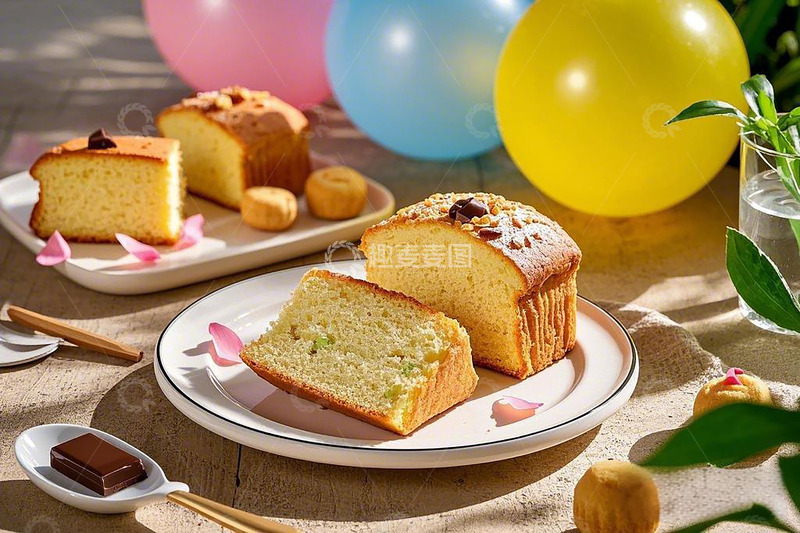高清大图下载【趣麦麦图】戚风蛋糕海绵蛋糕