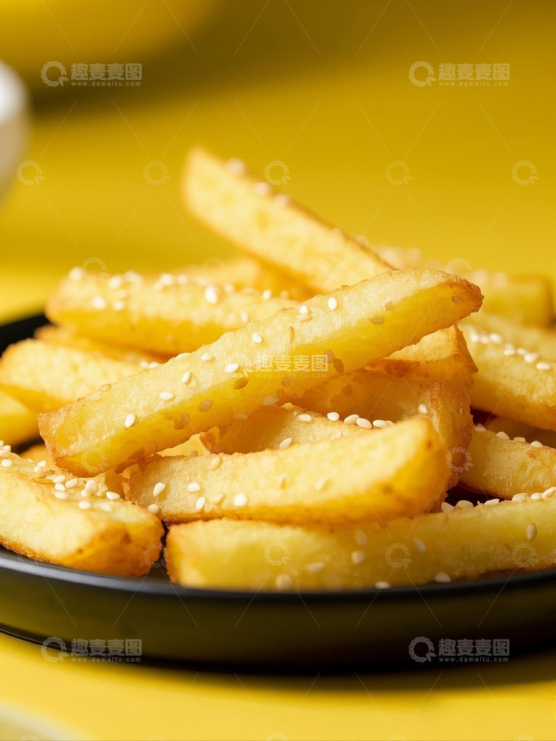 高清大图下载【趣麦麦图】金黄的炸薯条