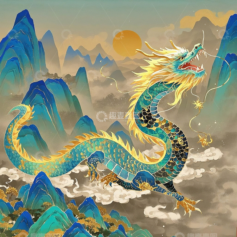 高清大图下载【趣麦麦图】二月二龙抬头1