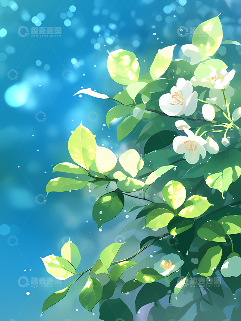 高清大图下载【趣麦麦图】春日梨花清新