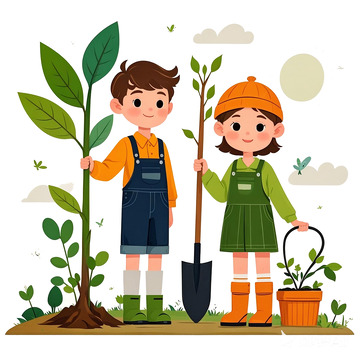 植树节素材设计3