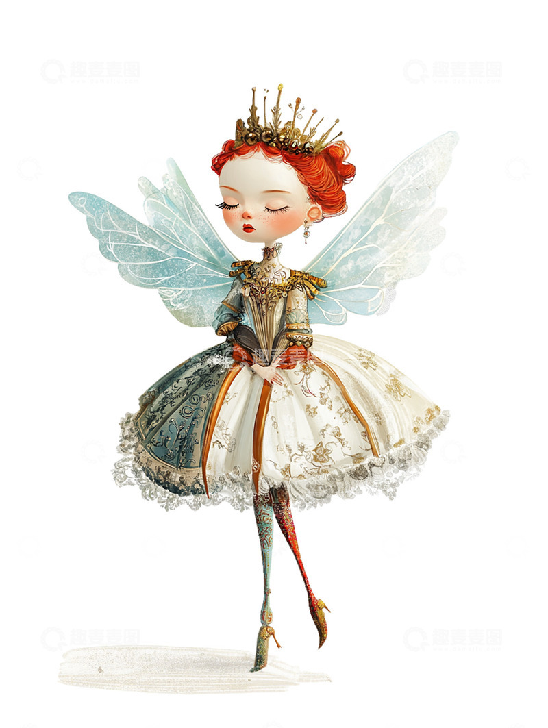 高清大图下载【趣麦麦图】女王女神节妇女节宣传人物素材1