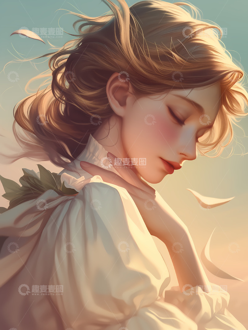 高清大图下载【趣麦麦图】女神节-感恩