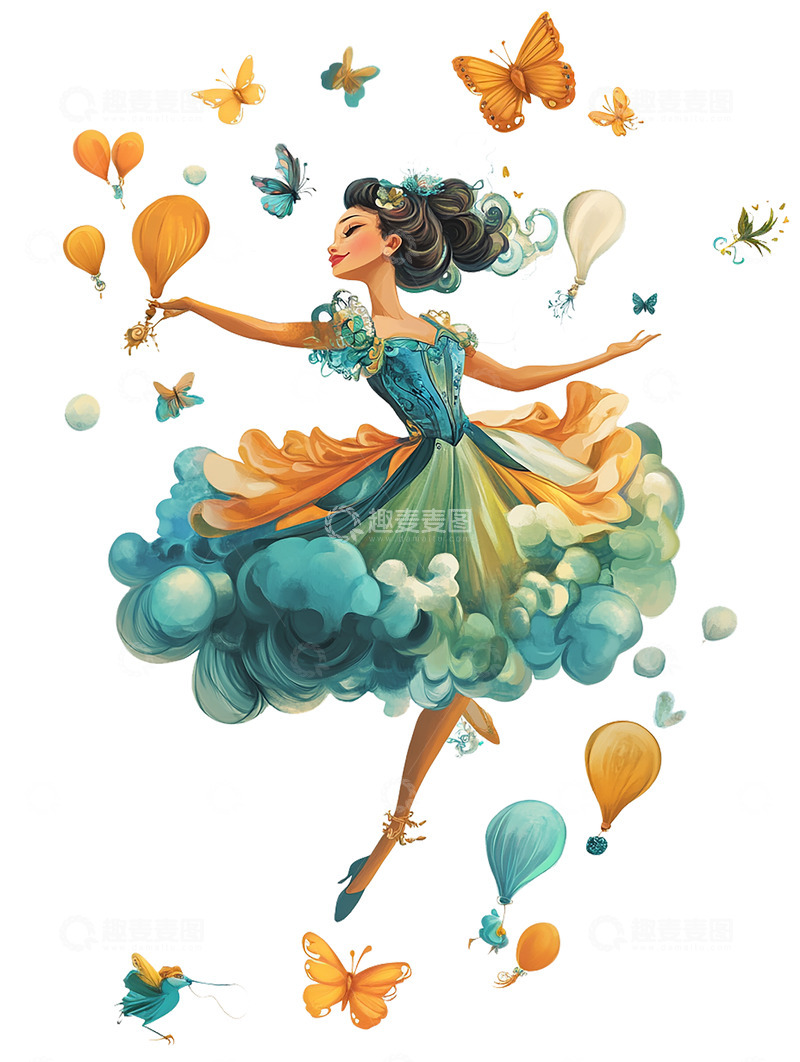 高清大图下载【趣麦麦图】女王女神节妇女节宣传人物素材3