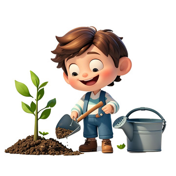 植树节素材设计6