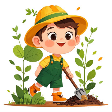 植树节素材设计7