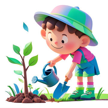 植树节素材设计5