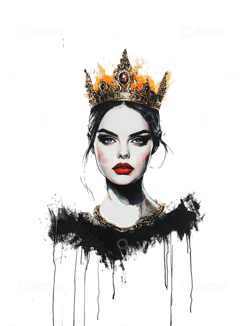 高清大图下载【趣麦麦图】女王女神节妇女节宣传人物素材5