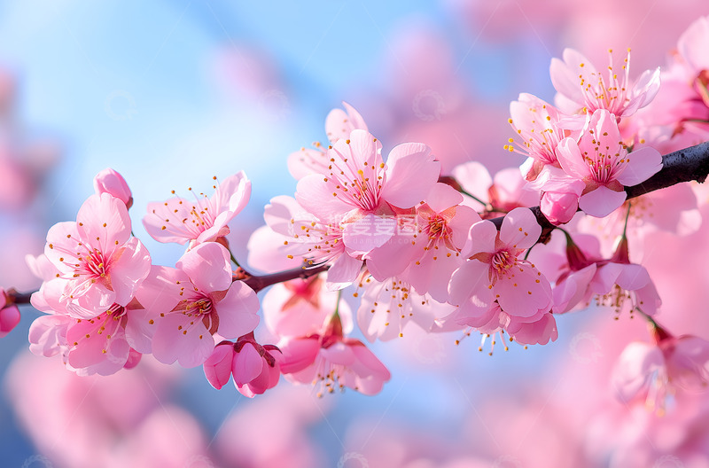 高清大图下载【趣麦麦图】春天自然风景桃花花枝摄影