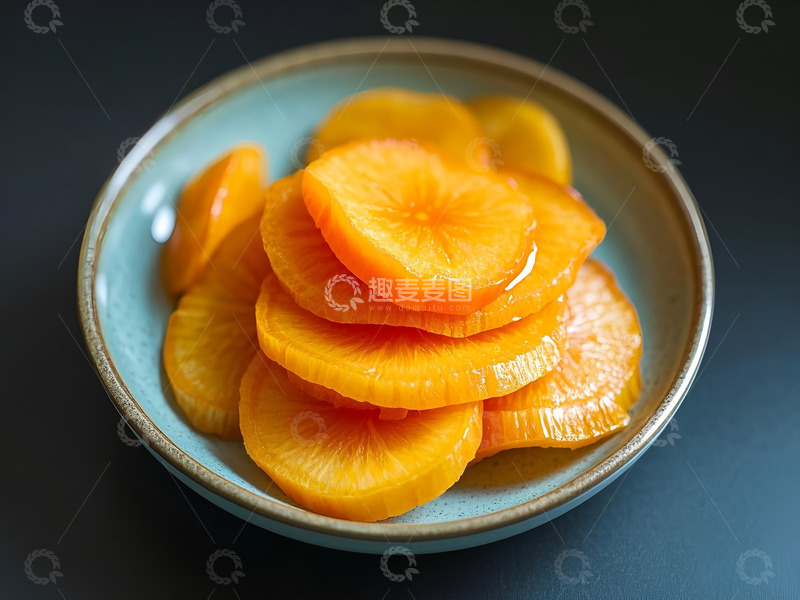 高清大图下载【趣麦麦图】脆萝卜片咸菜摄影图