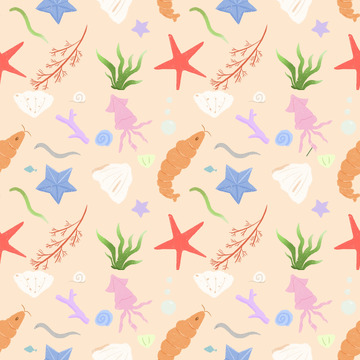 四方连续的海底世界