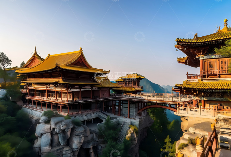 高清大图下载【趣麦麦图】五岳恒山景区