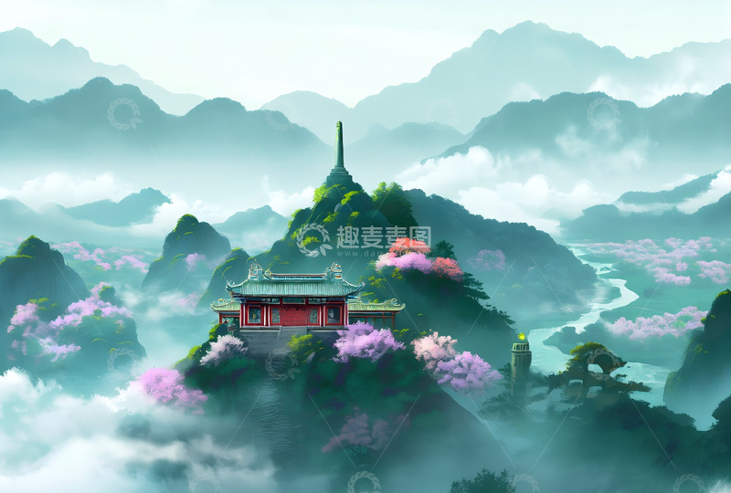 高清大图下载【趣麦麦图】五岳衡山景区