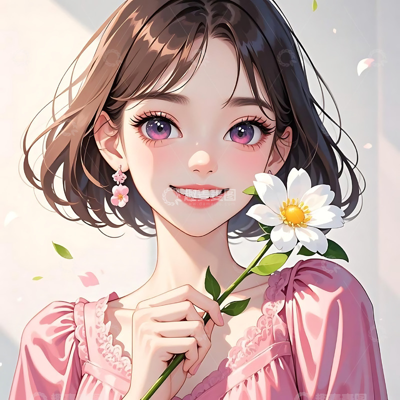 高清大图下载【趣麦麦图】妇女节手绘卡通人物元素23