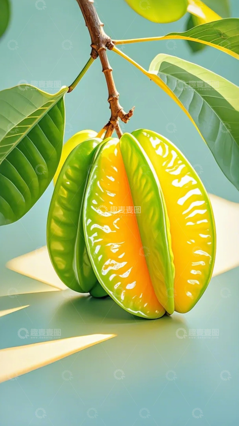高清大图下载【趣麦麦图】水果 杨桃  1