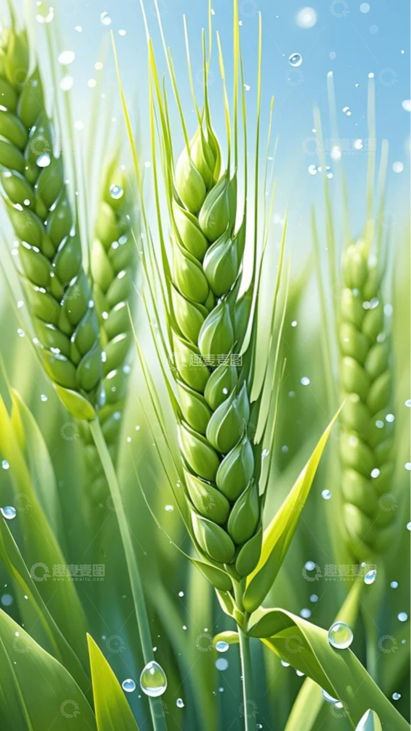 高清大图下载【趣麦麦图】谷雨 节气 插画7