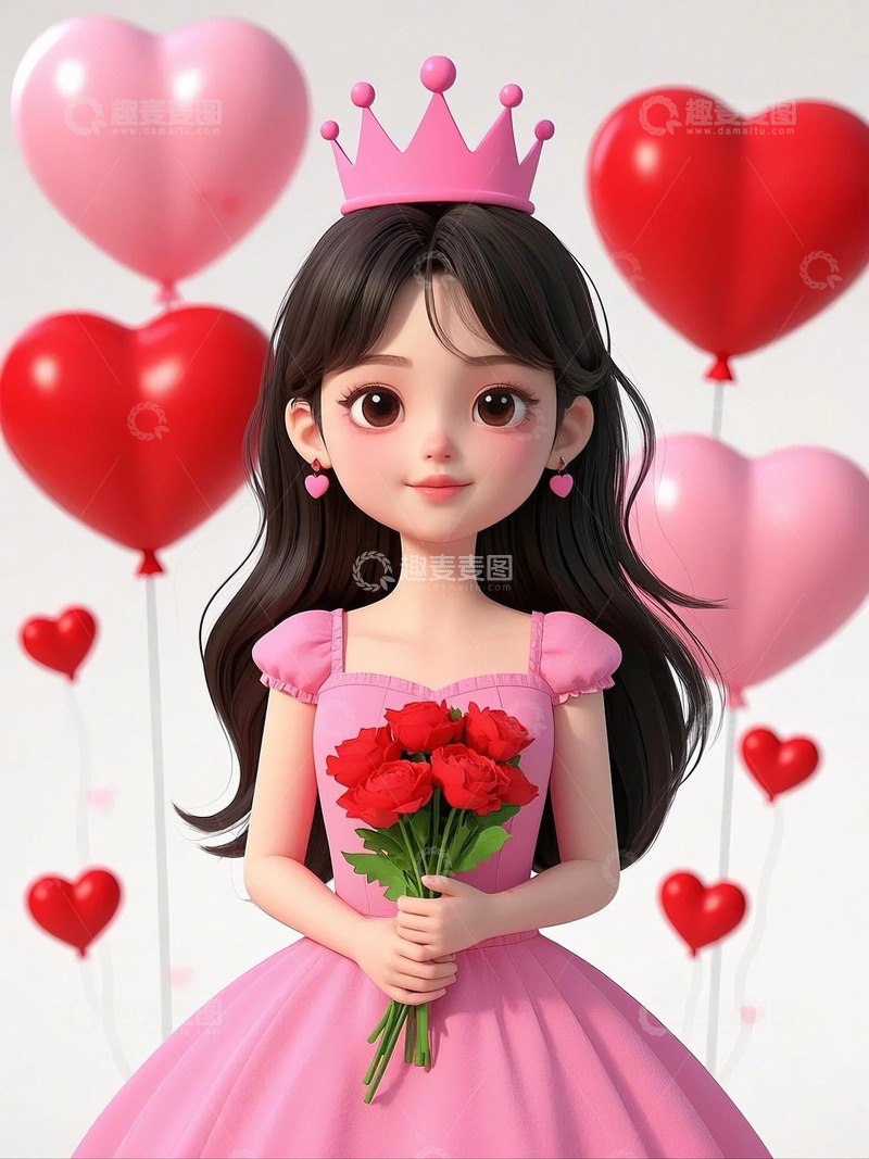 高清大图下载【趣麦麦图】女神节女性节日素材1