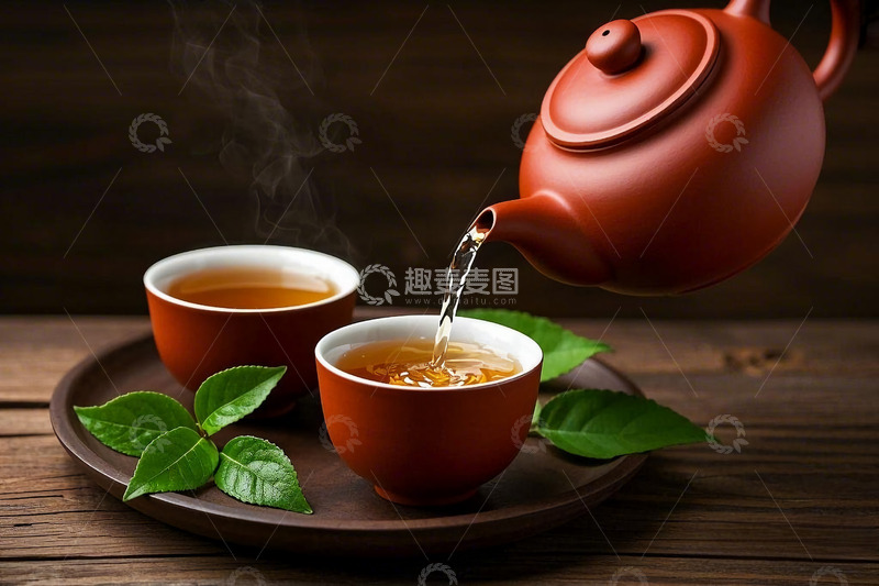 高清大图下载【趣麦麦图】倒茶茶道摄影图