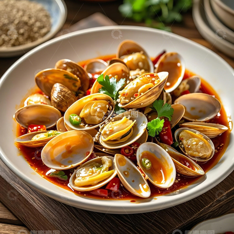 高清大图下载【趣麦麦图】海鲜 美食 扇贝 1