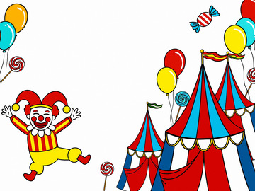 愚人节小丑表演搞怪