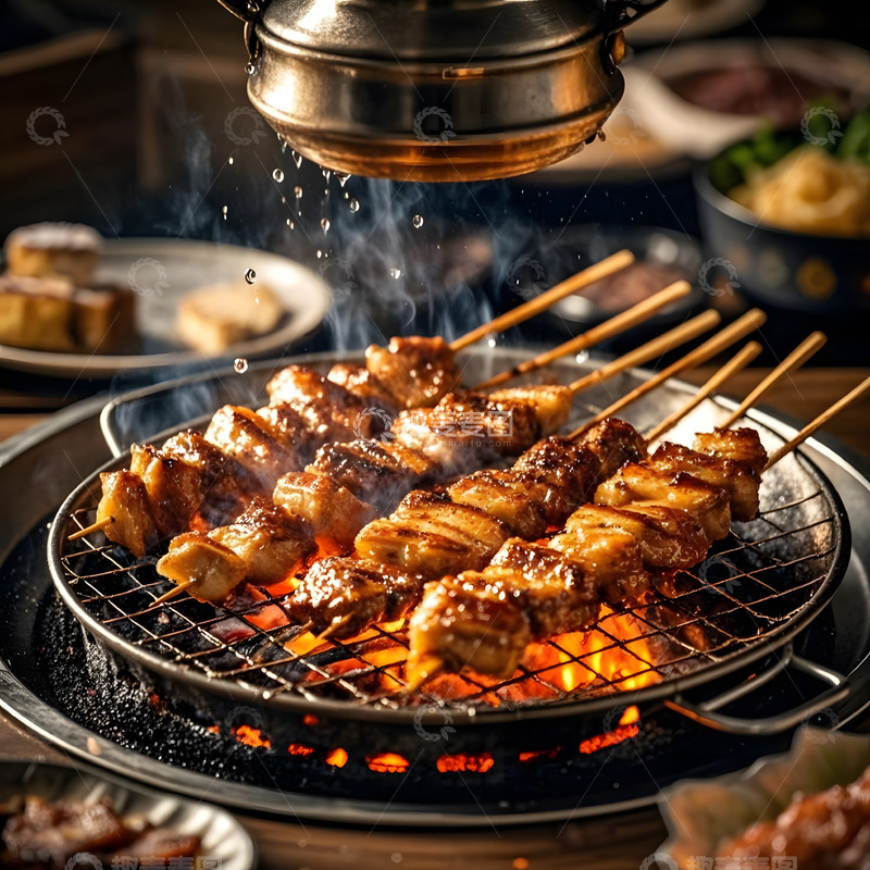 高清大图下载【趣麦麦图】超有食欲的美食摄影烤肉素材