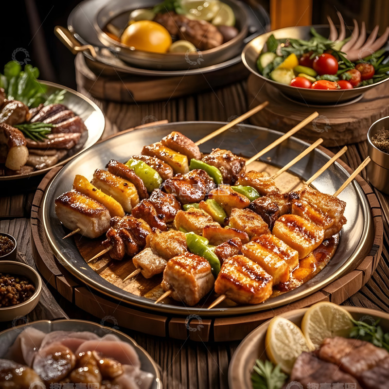 高清大图下载【趣麦麦图】超有食欲的美食摄影烤肉素材4
