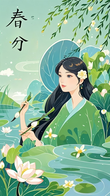 春分时节柳条