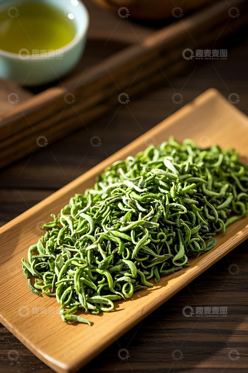 高清大图下载【趣麦麦图】碧螺春春茶茶叶展示摄影图