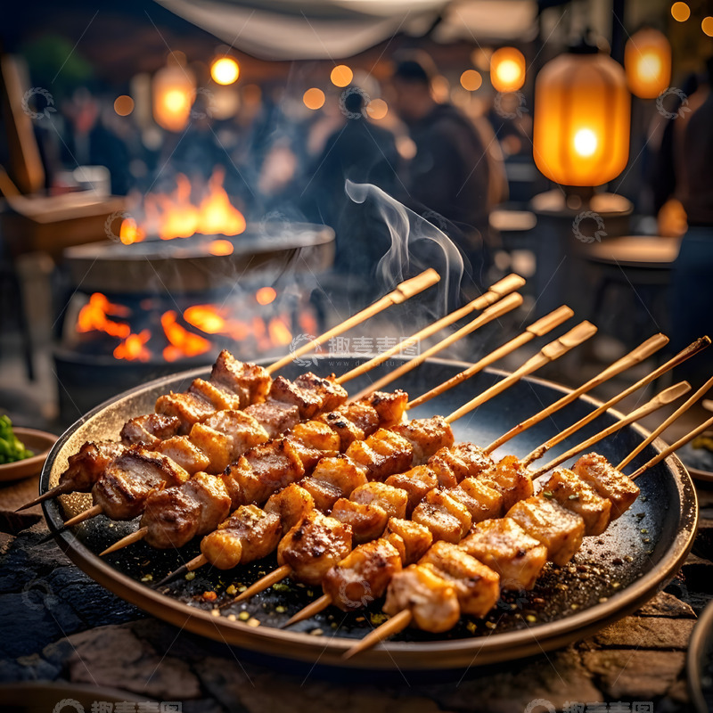 高清大图下载【趣麦麦图】超有食欲的美食摄影烤肉素材5