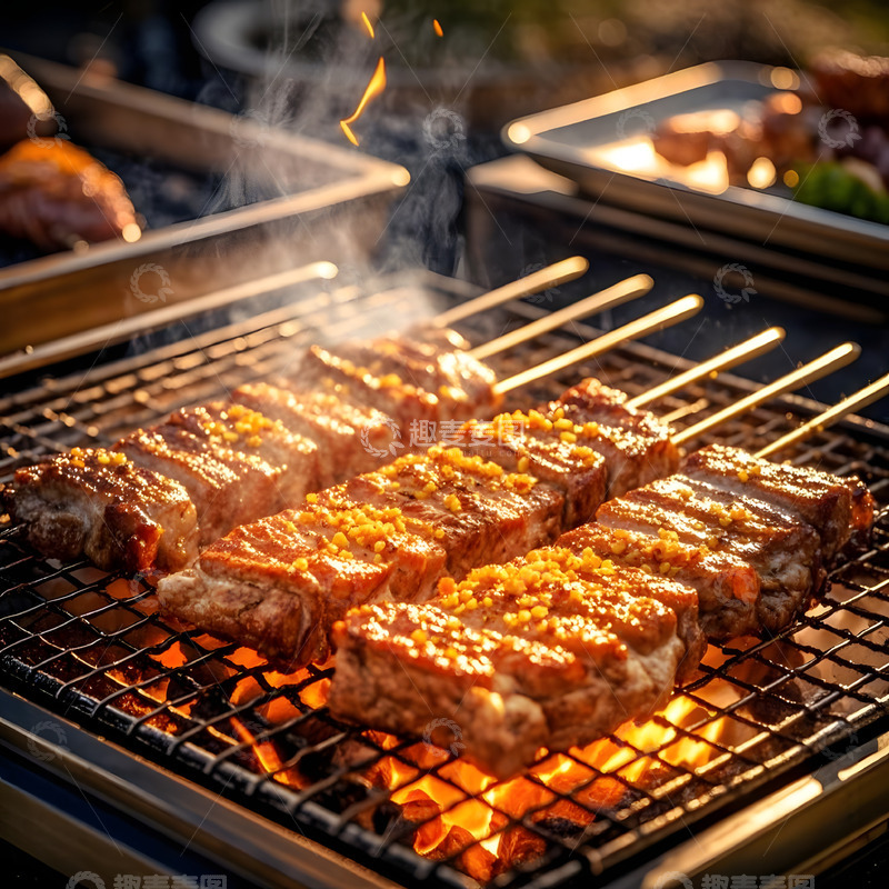 高清大图下载【趣麦麦图】超有食欲的美食摄影烤肉素材6