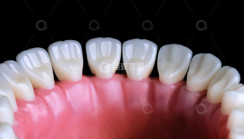 高清大图下载【趣麦麦图】牙齿牙龈模型呈现口腔局部结构