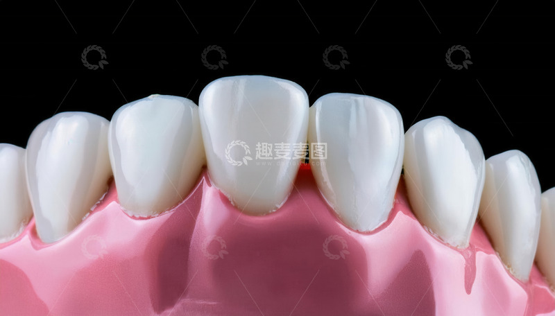 高清大图下载【趣麦麦图】逼真的牙齿与牙龈解剖模型展示